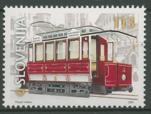 Slowenien 2001 Straßenbahn Ljubljana 357 postfrisch