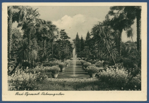 Bad Pyrmont Palmengarten, ungebraucht (AK3883)