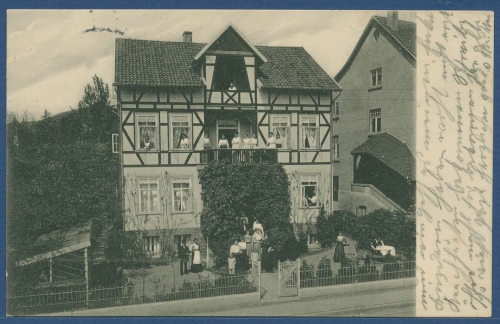 Bad Pyrmont Pension H. Stolte, gelaufen 1916 (AK3892)
