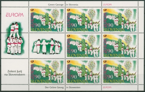 Slowenien 1998 Europa CEPT Feste Feiertage Georgsfest 225 K postfrisch (C96699)