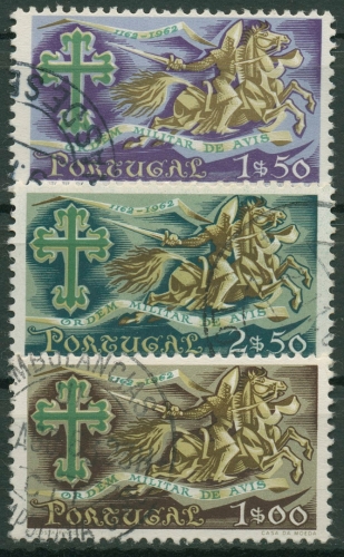 Portugal 1963 Militärorden Avis Avis-Kreuz 945/47 gestempelt