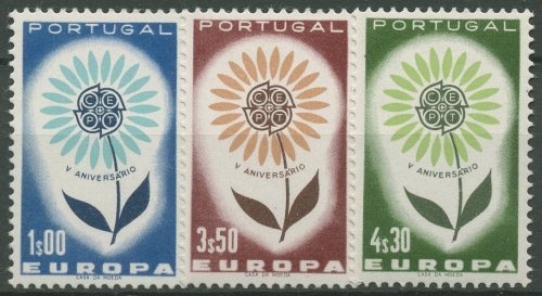 Portugal 1964 Europa CEPT Blume Blütenblätter 963/65 postfrisch