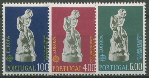 Portugal 1974 Europa CEPT Skulpturen 1231/33 postfrisch