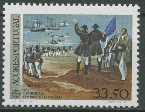 Portugal - Azoren 1982 Europa CEPT Historische Ereignisse 353 postfrisch