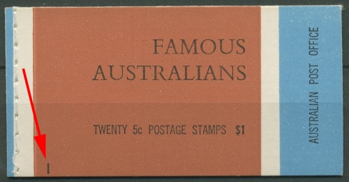 Australien 1968 Persönlichkeiten MH 42 Ed. V68/3 Markierung postfrisch (C29455)