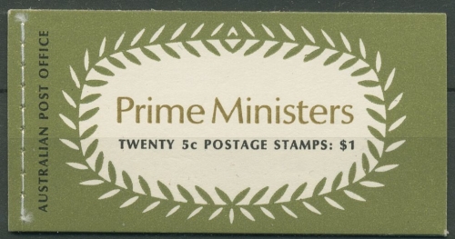 Australien 1969 Premierminister MH 43 Ed. N69/3 postfrisch (C29458)