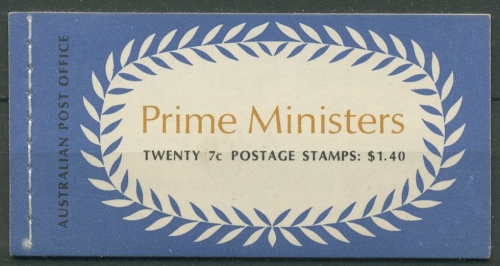 Australien 1972 Premierminister MH 49 Ed. G71/3 postfrisch (C29460)