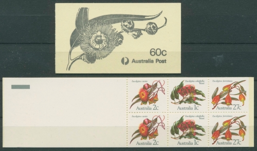 Australien 1982 Eukalyptusblüten Markenheftchen MH 50 postfrisch (C29464)