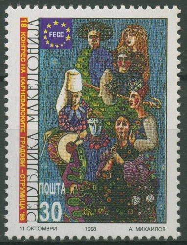 Makedonien 1998 Karneval Kongress Strumica 130 postfrisch