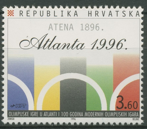 Kroatien 1996 Olympia Sommerspiele Atlanta 387 postfrisch