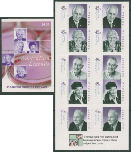 Australien 2002 Australian Legends Mediziner MH 145 postfrisch (C29597)