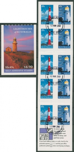 Australien 2002 Leuchttürme MH 148 gestempelt (C29599)