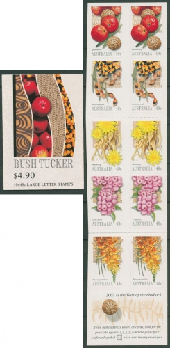 Australien 2002 Buschfrüchte MH 153 postfrisch (C29605)