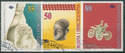Bosnien-Herzegowina 1997 Archäologische Funde 77/79 gestempelt