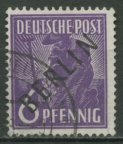 Berlin 1948 Schwarzaufdruck 2 gestempelt