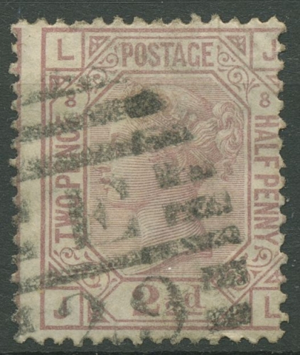Großbritannien 1876 Königin Victoria 2 1/2 Pence, 47 Platte 8 gestempelt