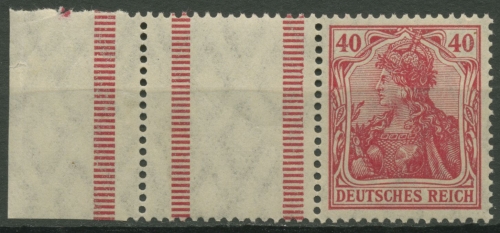 Deutsches Reich Zusammendrucke 1921 Germania RL 6.1 a postfrisch