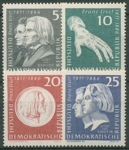 DDR 1961 Komponist Franz Liszt 857/60 postfrisch