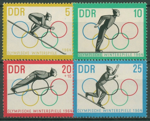 DDR 1963 Olympia Winterspiele Innsbruck 1000/03 postfrisch
