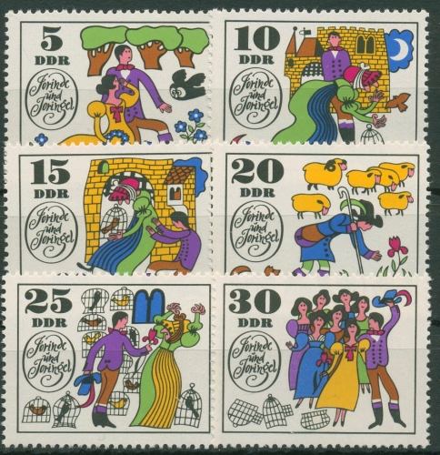 DDR 1969 Märchen Brüder Grimm Jorinde & Joringel 1450/55 postfrisch