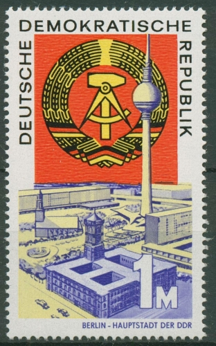 DDR 1969 20 Jahre DDR Stadtansichten Berlin 1507 Blockeinzelmarke postfrisch