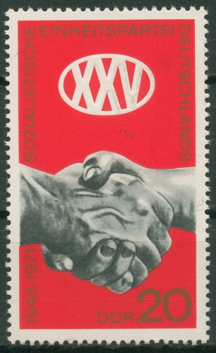 DDR 1971 Partei SED 1667 postfrisch