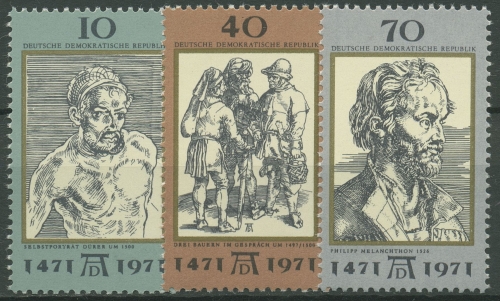 DDR 1971 Maler Albrecht Dürer 1672/74 postfrisch