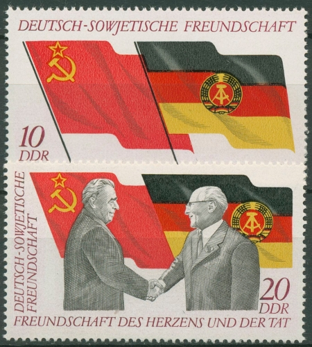 DDR 1972 Deutsch-Sowjetische Freundschaft 1759/60 postfrisch