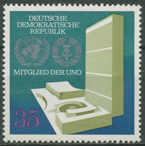 DDR 1973 Beitritt Vereinte Nationen UNO 1883 postfrisch