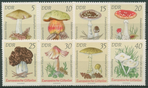 DDR 1974 Pilze Giftpilze 1933/40 postfrisch