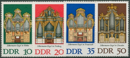 DDR 1976 Silbermann-Orgeln 2111/14 postfrisch