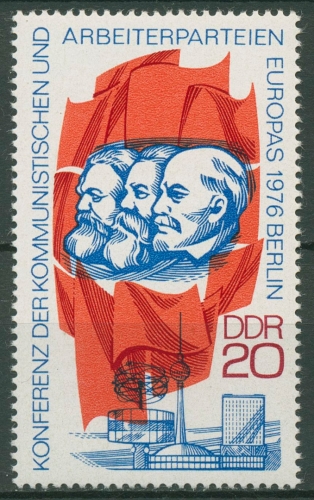 DDR 1976 Kommunisten Karl Marx Friedrich Engels Lenin 2146 postfrisch