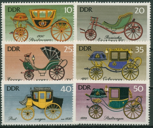 DDR 1976 Historische Kutschen 2147/52 postfrisch
