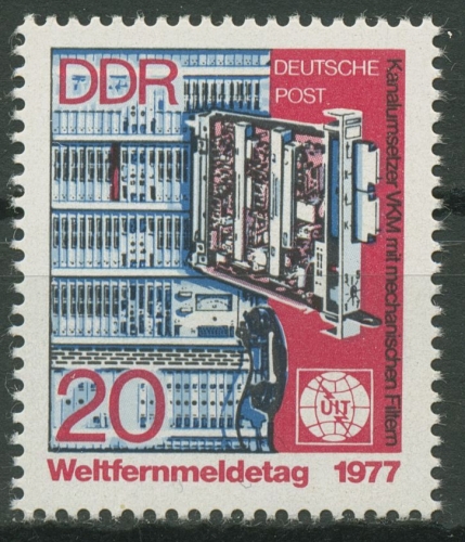 DDR 1977 Weltfernmeldetag 2223 postfrisch