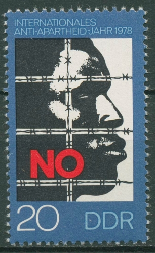 DDR 1978 Jahr gegen Rassismus 2369 postfrisch