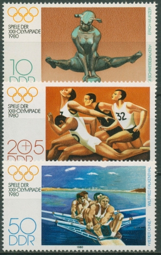 DDR 1980 Olympia Sommerspiele Moskau 2503/05 postfrisch