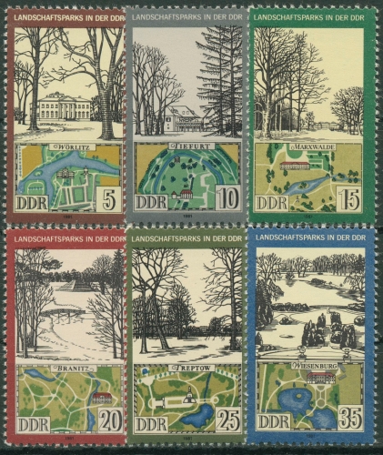 DDR 1981 Landschaftsparks 2611/16 postfrisch