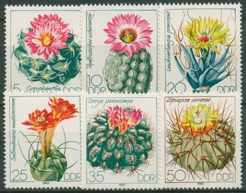 DDR 1983 Pflanzen Kakteen 2802/07 postfrisch