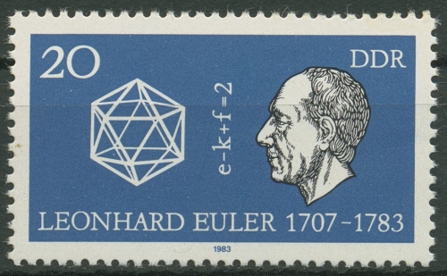 DDR 1983 Wissenschaftler Leonhard Euler 2825 postfrisch