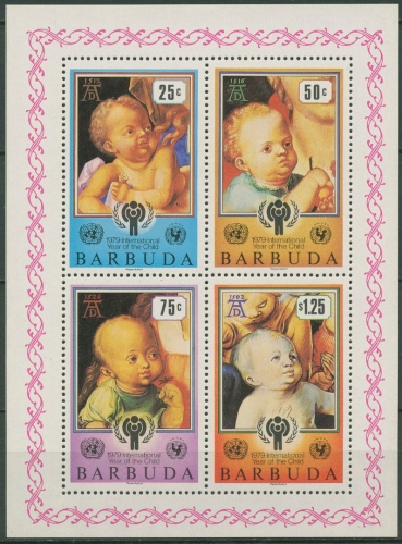 Barbuda 1979 Jahr des Kindes Block 47 postfrisch (C97221)