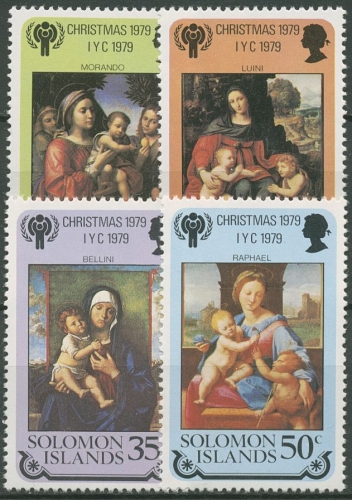 Salomoninseln 1979 Weihnachten Int. Jahr des Kindes 401/04 postfrisch