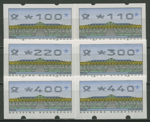 Bund ATM 1999 Automatenmarken Versandstellensatz 2.2.3 VS 2 postfrisch
