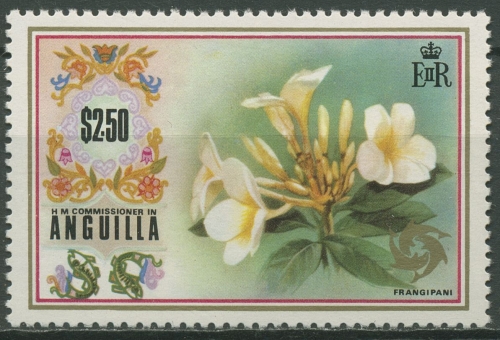 Anguilla 1972 Pflanzen Frangipani 158 postfrisch