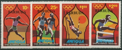 Barbuda 1980 Olympia Sommerspiele Moskau 474/77 postfrisch