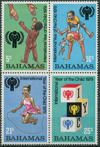 Bahamas 1979 Internationales Jahr des Kindes 436/39 ZD postfrisch
