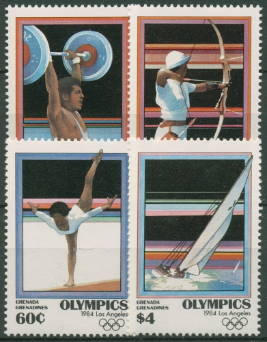 Grenada-Grenadinen 1984 Olympia Sommerspiele Los Angeles 580/83 postfrisch