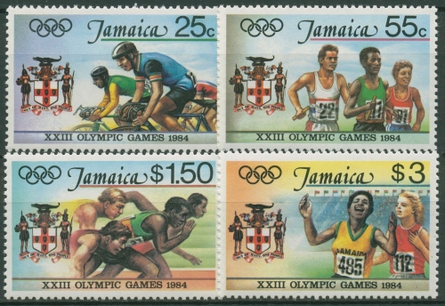 Jamaika 1984 Olympia Sommerspiele Los Angeles 585/88 postfrisch