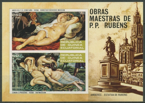 Äquatorialguinea 1973 Gemälde v. Peter Paul Rubens Block 79 postfrisch (C29839)