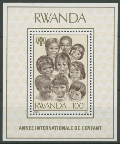 Ruanda 1979 Internationales Jahr des Kindes Block 86 postfrisch (C29864)