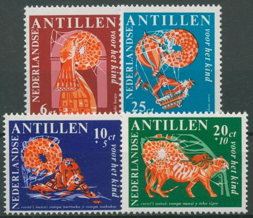 Niederländische Antillen 1967 Voor het Kind Nanzi-Erzählungen 183/86 postfrisch
